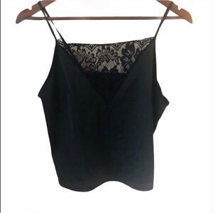 Women’s Black Lace Silky Camisole